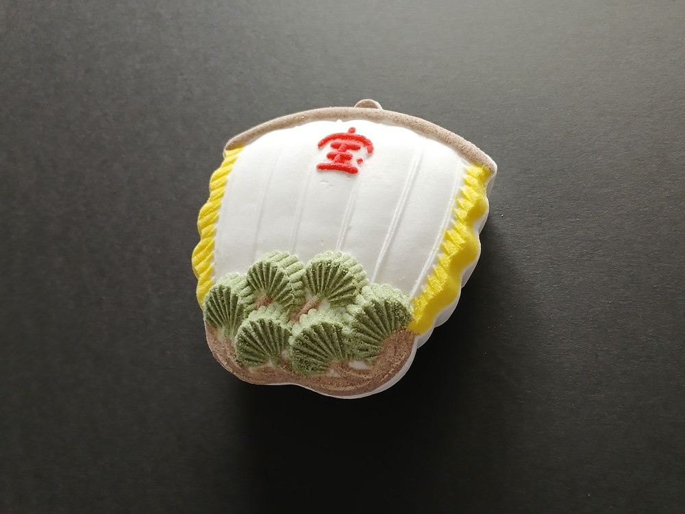 松栄宝舟の落雁 福を運ぶ宝の舟