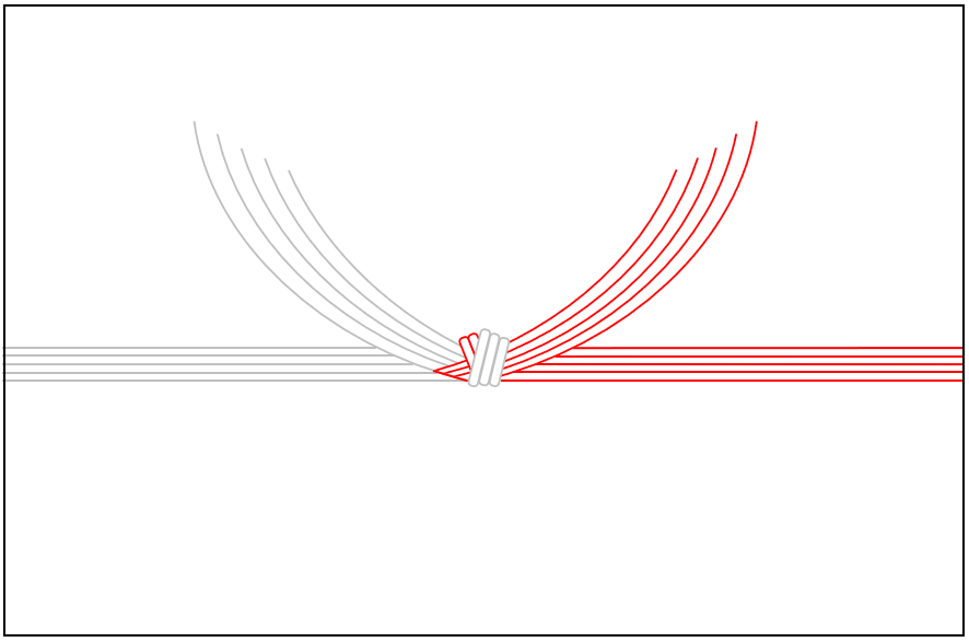 5本結び切り（快気祝用）のサンプル画像