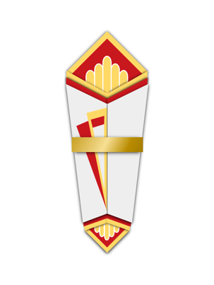 片折熨斗・草（慶事用）のサンプル画像