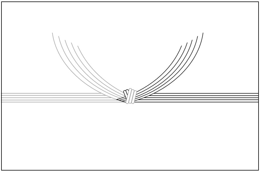 黒白結び切り（仏事用）のサンプル画像