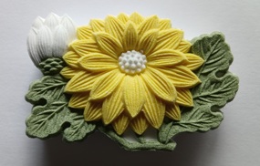 菊嵐・黄の落雁